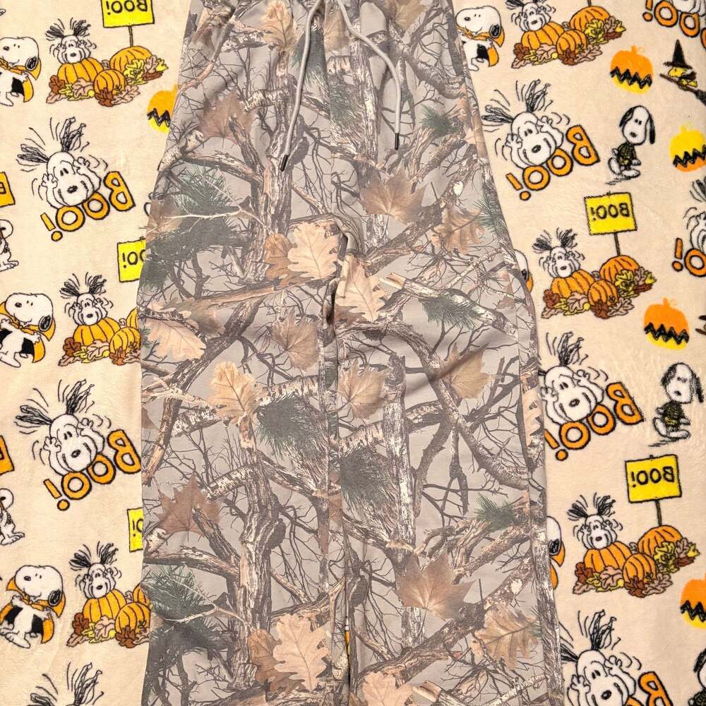 Camo Hunting Pants with Drawstring Waist